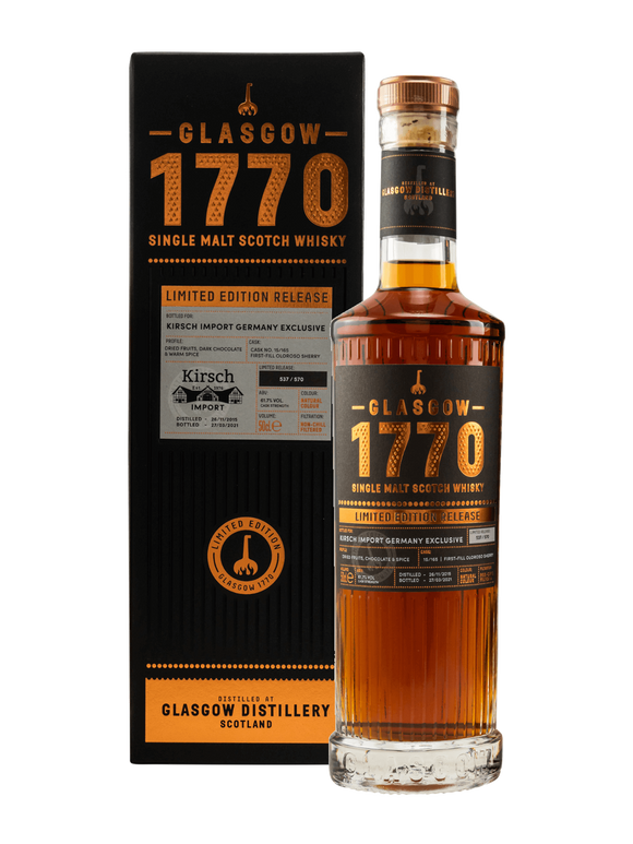 1770 Glasgow Distillery 2015/2021 Single Cask (Limited Edition)